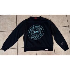 Diamond supply co Y2K skateboarding crewneck small